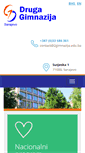 Mobile Screenshot of 2gimnazija.edu.ba
